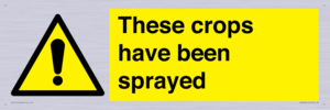 These crops have been sprayed